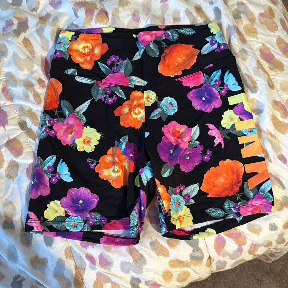 Floral PINK Biker Shorts